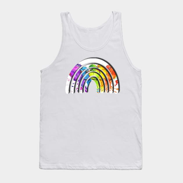 watercolour Tank Top by ceklishop